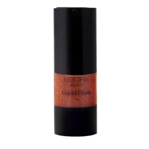 رژگونه لدورا مایع کد LB 03 مناسب انواع پوست با رنگ گوشتی روشن